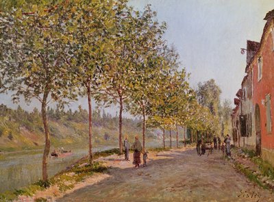 Mañana de junio en Saint-Mammes, 1884 de Alfred Sisley